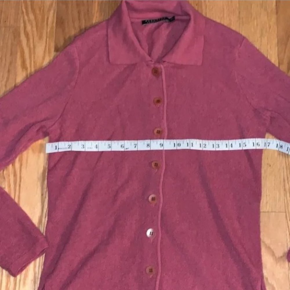 Peruvian Connection Button-Front Alpaca Shirt - M… - image 3